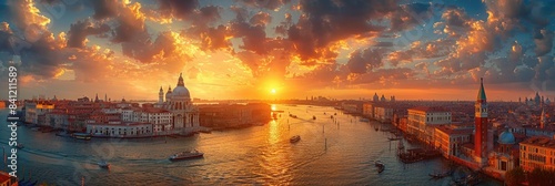 Venice Skyline with St. Mark's Basilica