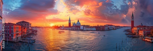 Venice Skyline with St. Mark's Basilica