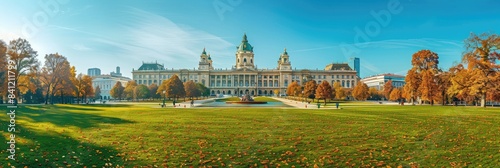 Vienna Skyline with Belvedere Palace