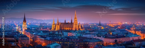 Vienna Skyline with St. Stephen's Cathedral