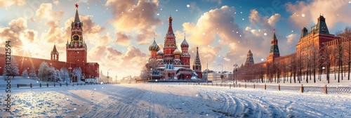 Moscow Red Square in Winter