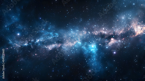 Stars and galaxy outer space sky night universe background