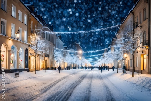 Beautiful Christmas street