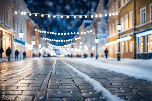 Beautiful Christmas street