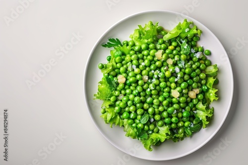 Elegant Buttered Peas with Earthy Wild Mushrooms