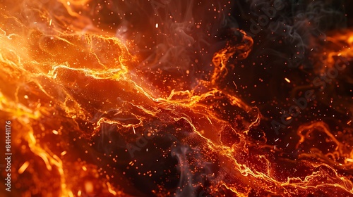 **Abstract fire elements with high energy Image #1 @BAN ME?