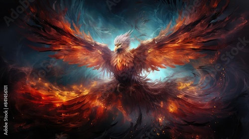 Phoenix Rising from Ashes