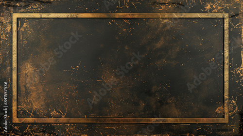 Grunge and scratch on metal plate background