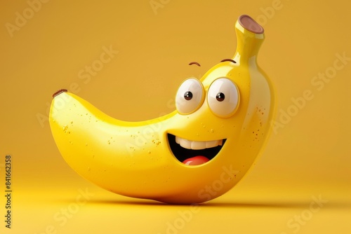 Animated Banana Character