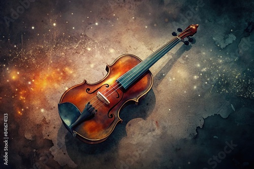 Violin instrument on grunge light background , violin, music, instrument, classical, strings, melody, orchestra, artistic, vintage, performance, harmony, elegant, professional, bow