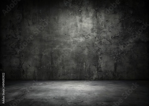 Dark and rough black wall texture background with old grunge concrete floor , black, wall, texture, rough, background, dark, concrete, floor, old, grunge, texture, surface, textured, rough