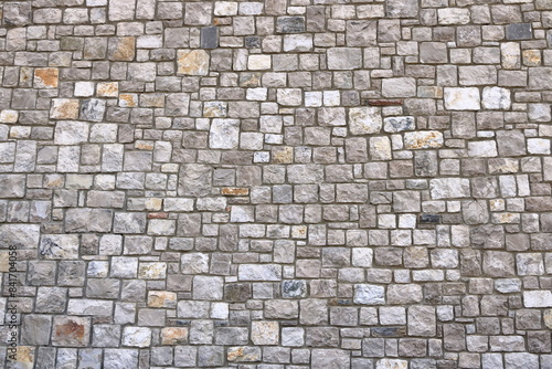 Gray natural stone wall background