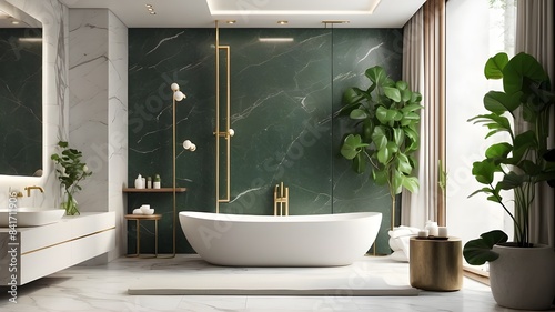 Sleek Modern Bathroom: Grey Marble Panels and Simple Elegance, Contemporary Grey Marble Bathroom Design with Clean Lines, Minimalist Elegance: Grey Marble Panels in Modern Bathroom, Chic Bathroom Dec