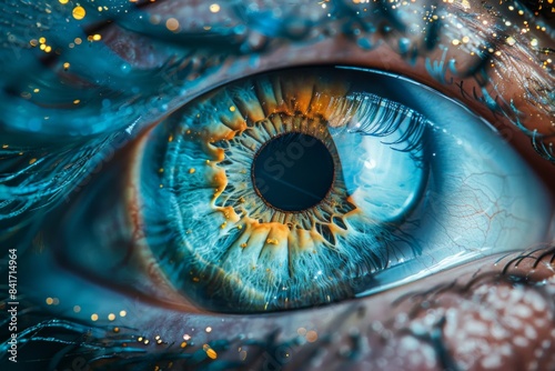 Cybernetic Eye Close-Up