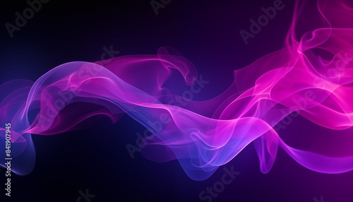 abstract pink purple smoke wave