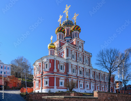 the Cathedral of the Most Holy Theotokos was built in 1719 in Nizhny Novgorod, Russia