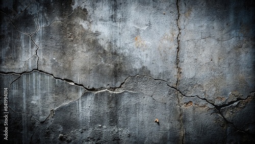 Dark rough concrete wall with cracks and scratches, concrete, wall, background, texture, rough, dark, cracked, damaged, weathered, grunge, urban, old, stone, rough surface, distress