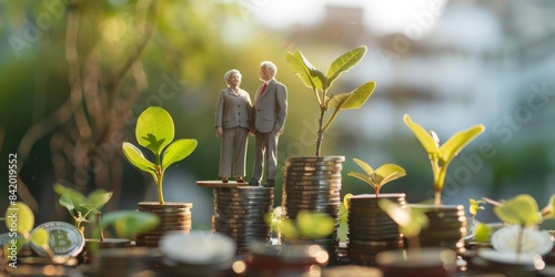 Focus on a retirement plan secured by reliable insurance investments.