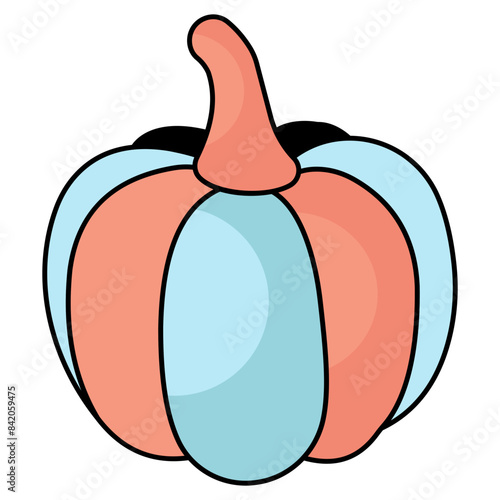 A colored design icon of capsicum