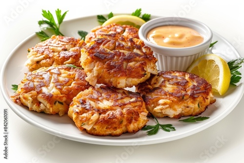 Succulent Maryland Crab Cakes with Lemon and Parsley