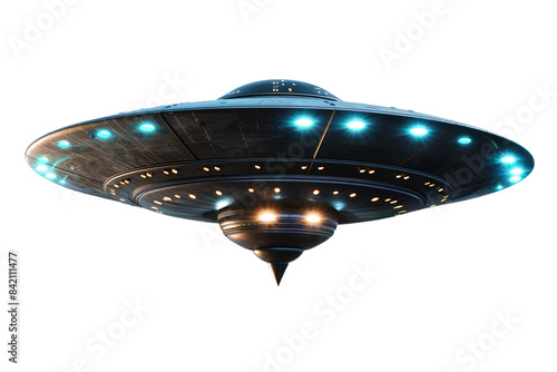 A PNG image features a UFO (Unidentified Flying Object) ship