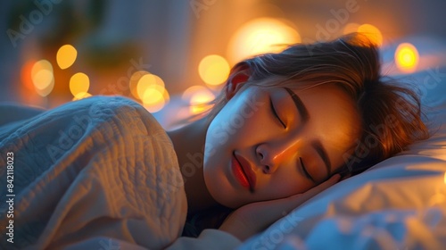Peaceful Sleep With Warm Ambient Light