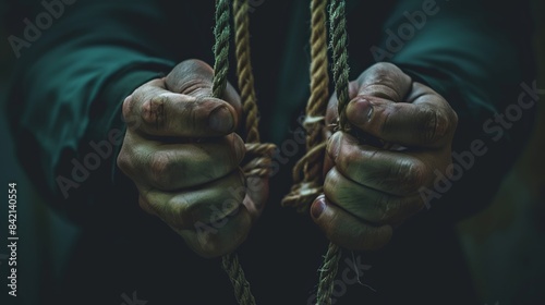 Hands of a man with fingers that are strings. abusive, manipulative, and controlling relationships, as well as the idea of power.