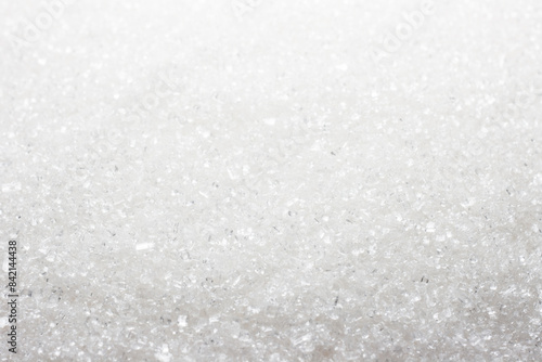Granulated sugar macro texture background