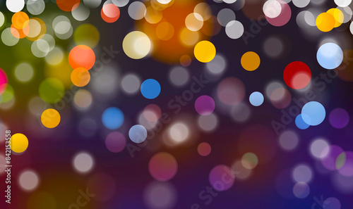 Clorful bokeh background perfect for Party, Anniversary, Birthdays, Festive and various desing works