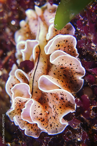 Pytthosoceros inca, conocida como bailarina de flamenco, es una planaria marina de la costa Chilena, las fotos corresponden a un espécimen ubicado en la la Playa el Clarón de Horcón