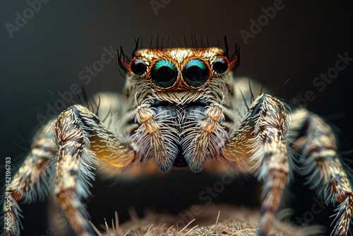 Close-Up of a Jumping Spider