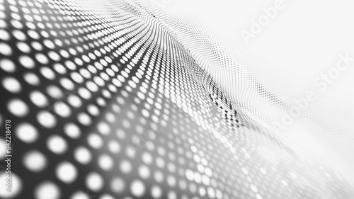 Modern Halftone Fusion, illustrating a grey-white abstract background halftone dot style business background concept, where a smooth gradient and halftone dots textured effect