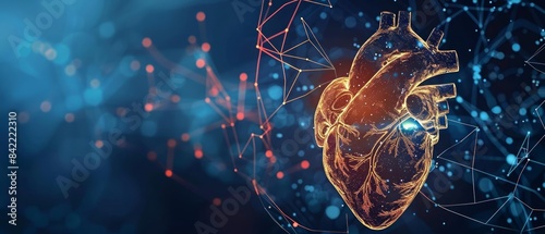 An artificial intelligence system analyzing heart health data to predict and prevent cardiovascular diseases