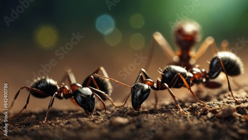 The Complex Interactions Between Different Species of Ants in the Same Ecosystem 