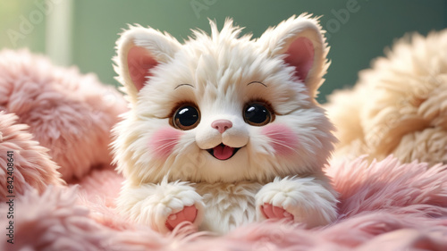 Reveling in the sweetness of adorable plush critters, whose gentle presence and soft fur offer solace and companionship in moments of need, Generative AI