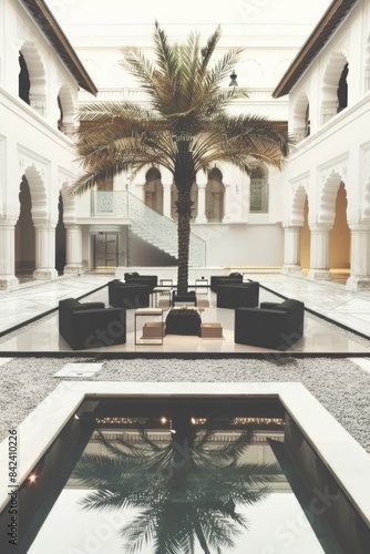  A blend of historic courtyards and modern atriums