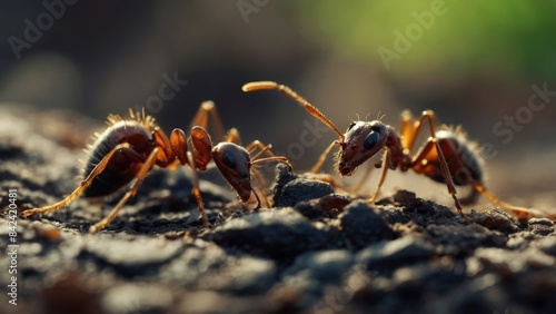 Defensive Tactics Employed by Ants Against Predators and Rivals 