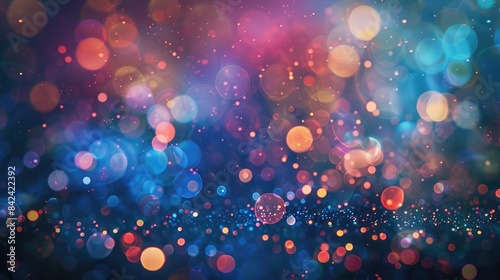 Bokeh effect on abstract background