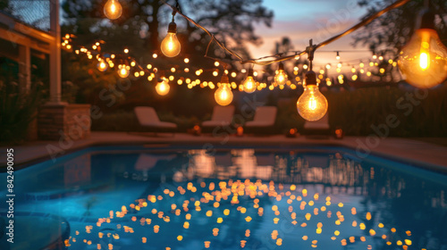 Enhance your community celebration with Better Homes and Gardens string lights, perfect for a summer swimming party
