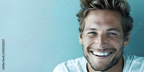 Man Expressing Joy. Concept Happiness, Positive Vibes, Smiling Man, Emotional Expression, Joyful Moments