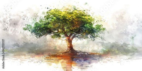 The Eternal Tree: Life's Tree of Knowledge and Wisdom - Imagine a tree that grows endlessly, symbolizing the idea that life is a journey of learning and growth that continues after death.