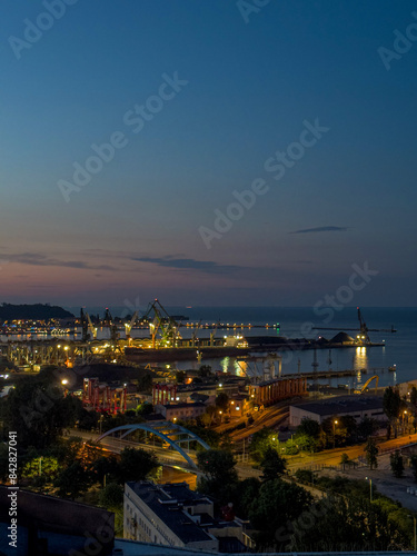 port morski Gdyni - widok z góry