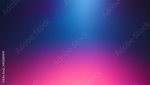 "Ethereal Euphoria: Abstract Dark Blue Purple Grain Texture Gradient Background with Serene Magenta Pink Glow"