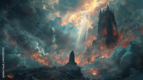 Apocalyptic Vision, Dark Fantasy Art, Conceptual
