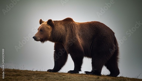 Ilustración de oso grizzli 