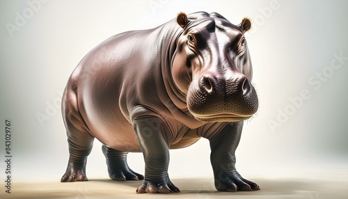 Ilustración de Hipopótamo 4