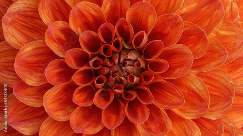  A close-up of an orange flower with intricate stipulations on its center