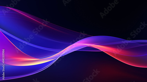 3D rendering wavy line texture, abstract kv main visual business PPT background