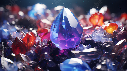 Colored gemstones of all shapes and sizes