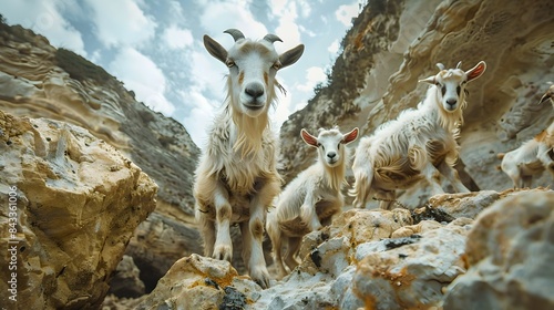 Goats Climbing Rocks at Beach: An Exciting Adventure